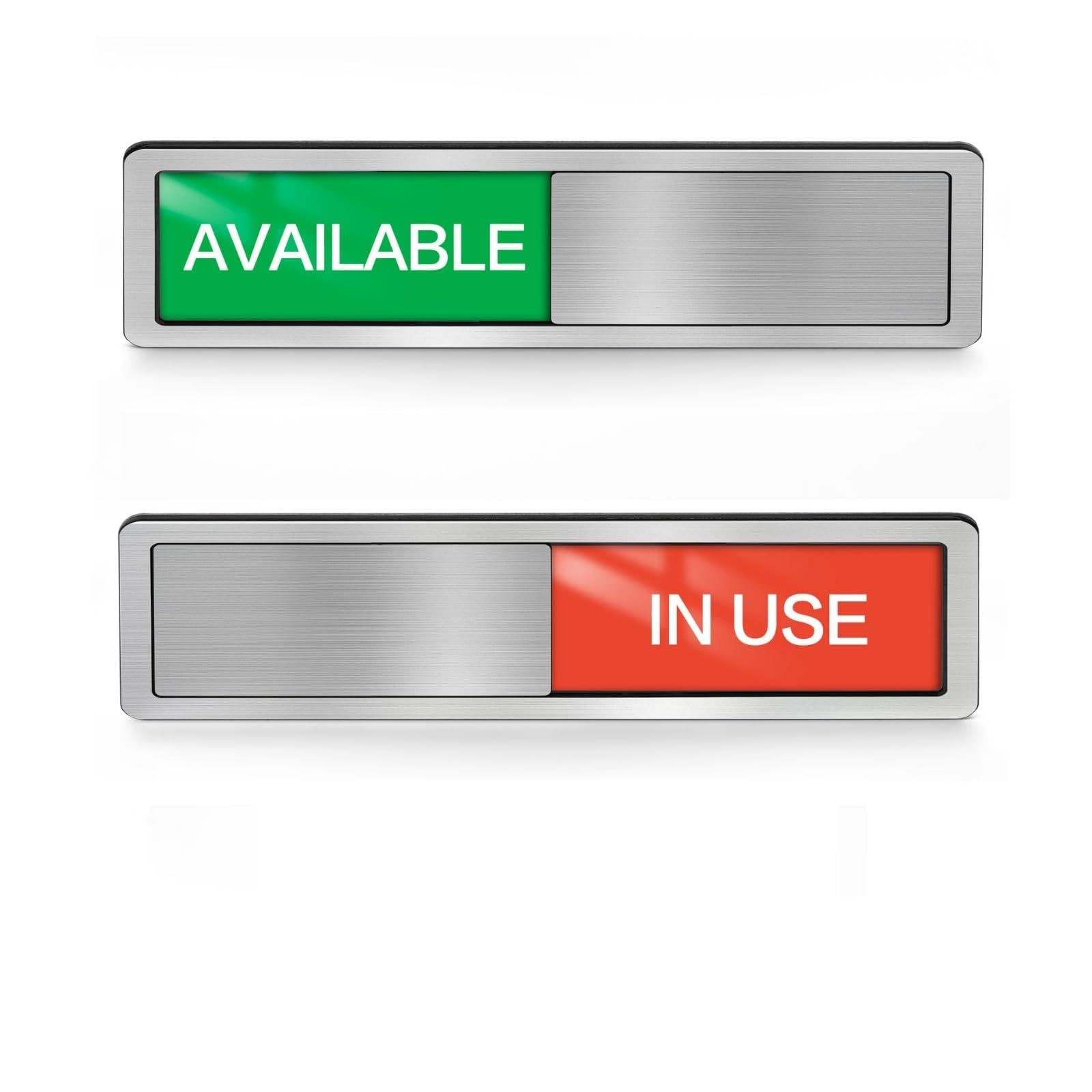 In Use Sign, Vacant Occupied Sign, Magnetic Office Door Signs, Available Unav…