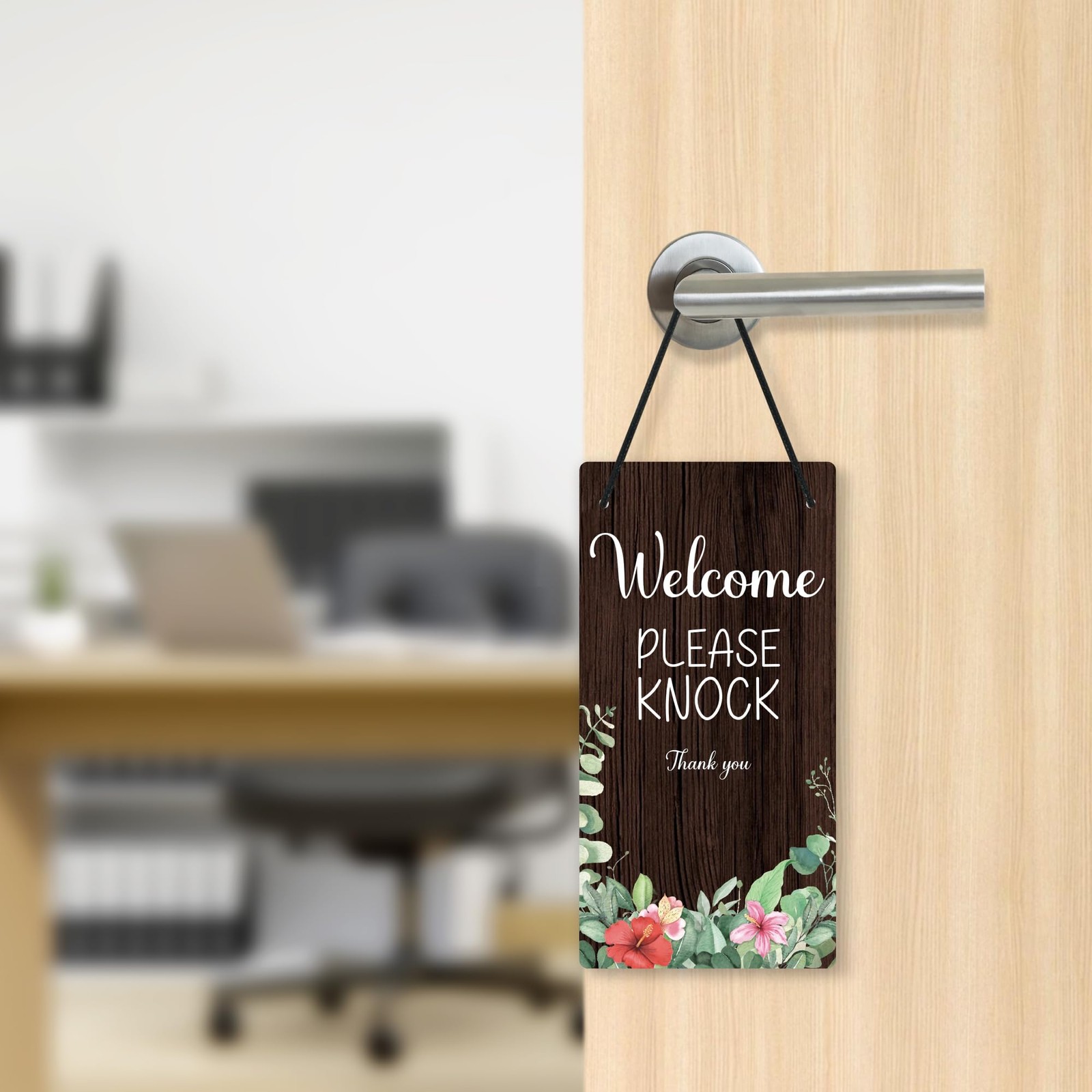 Putuo Decor Sesson in Progress Sign, Please Do Not Disturb Door Hanger Plaque…