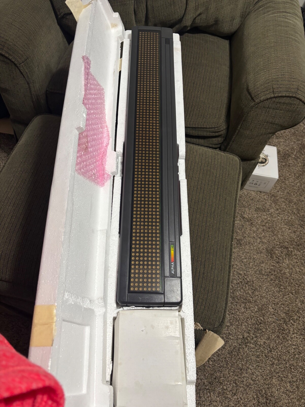 ALPHA 215C PROGRAMMABLE COLOR MESSAGE BOARD DISPLAY REMOTE CONTROLLED (690)