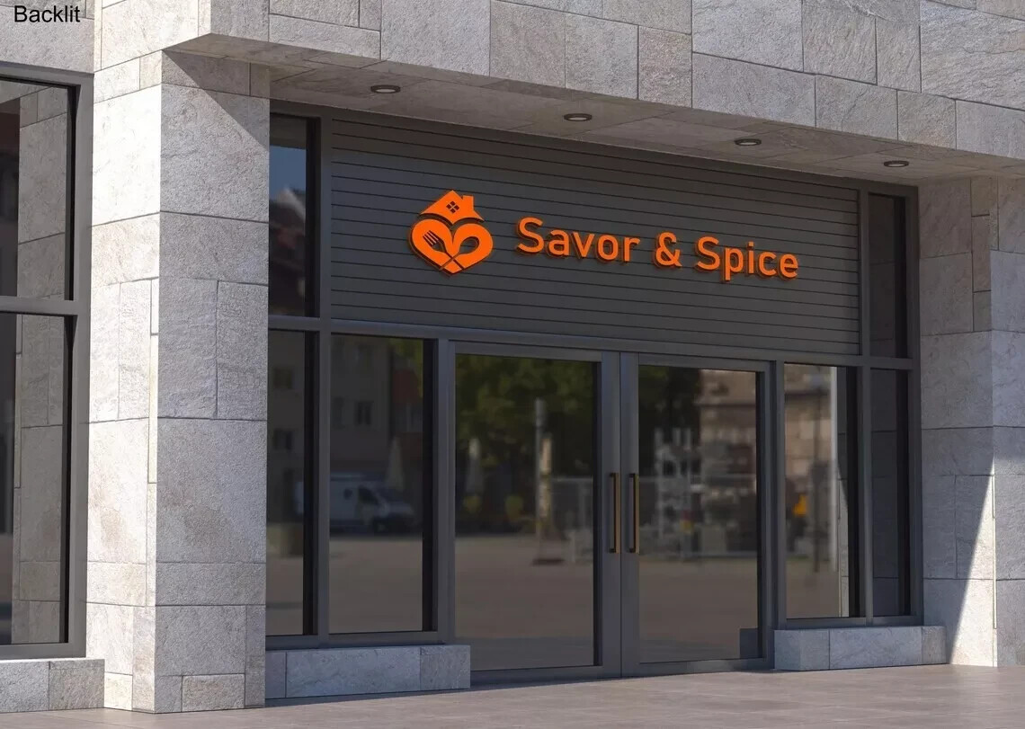 Custom 3D Channel Letters LED Frontlit/Backlit/Fulllit/Sidelit/Non-illuminated