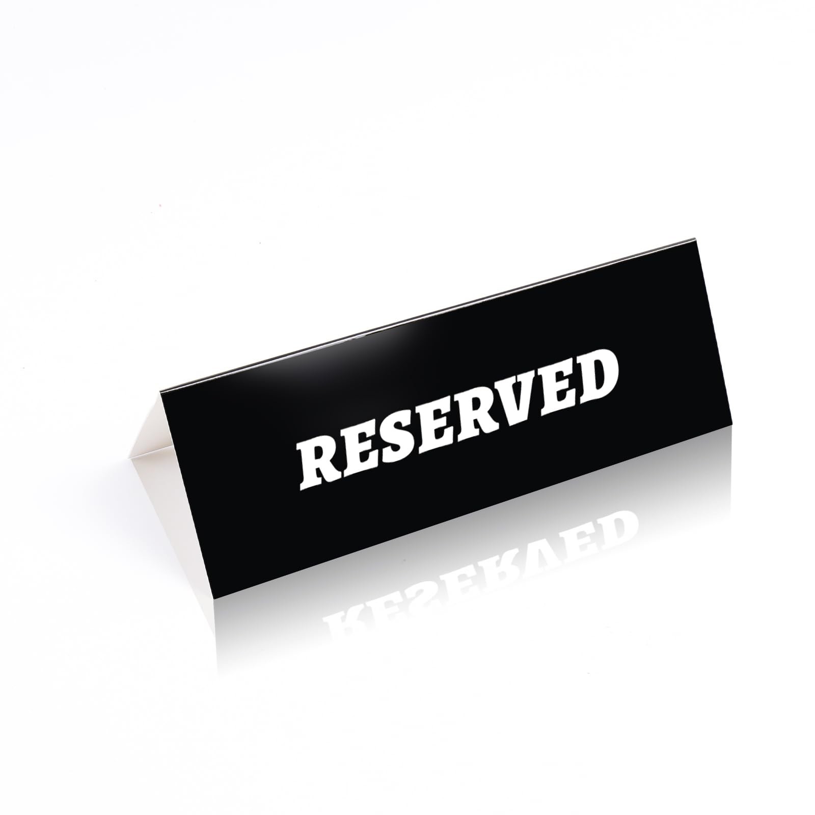 12 PCS 7.8×5.5 Inch Reserved Table Signs Chair Seating Wedding Office Decor