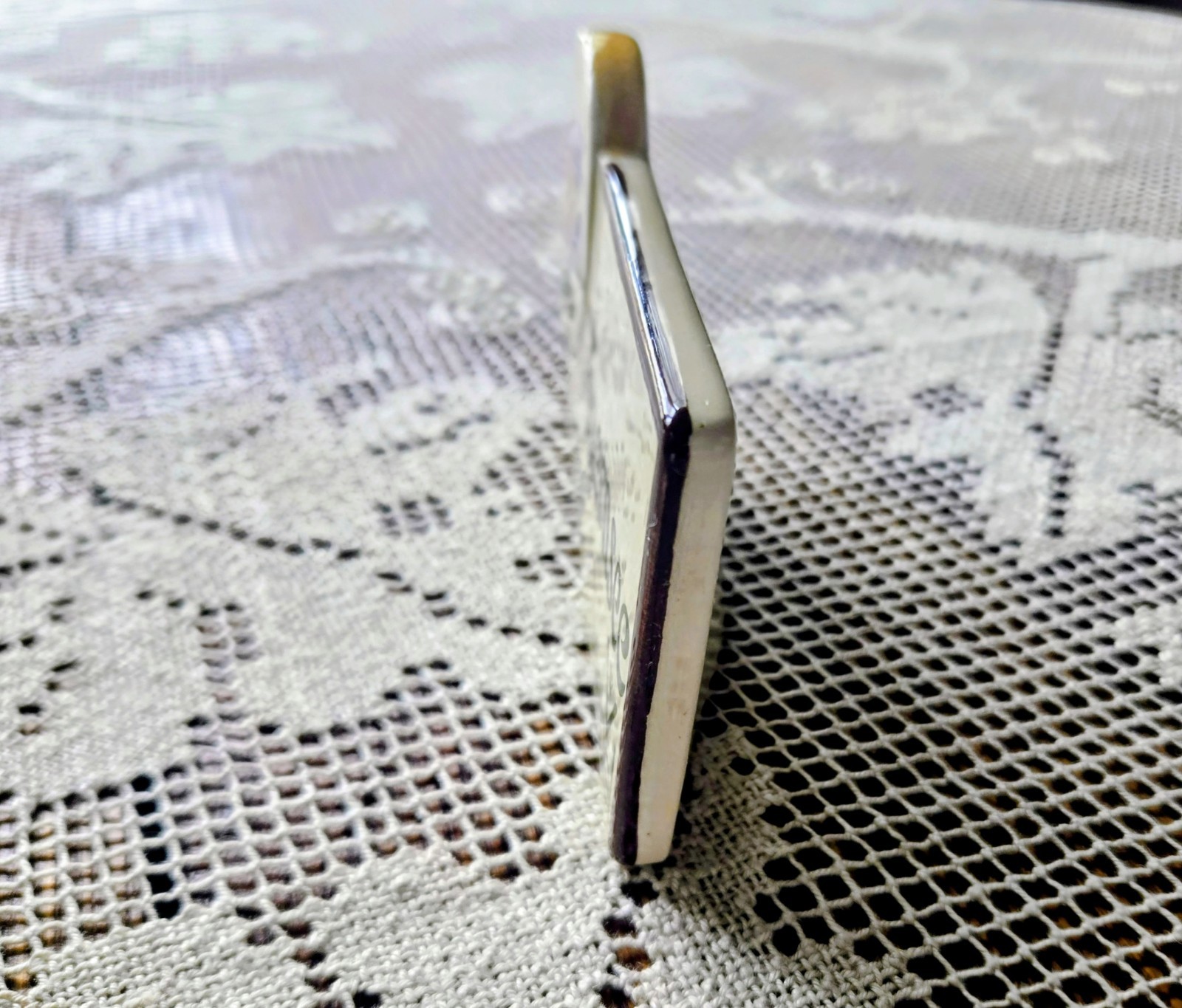 Vintage TEGERNSEE PORCELAIN Dealer / RETAIL DISPLAY SIGN plaque