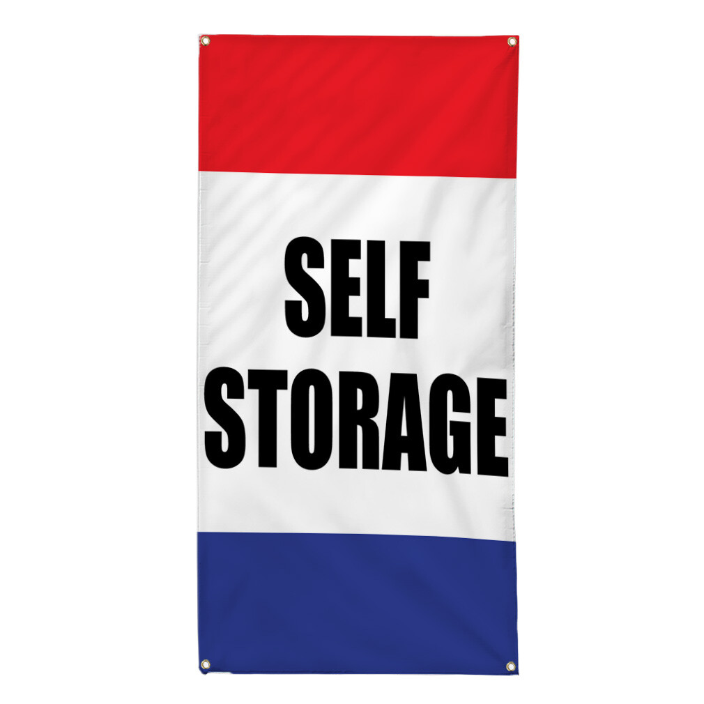 Vertical Vinyl Banner Multiple Sizes Self Storage Business Outdoor