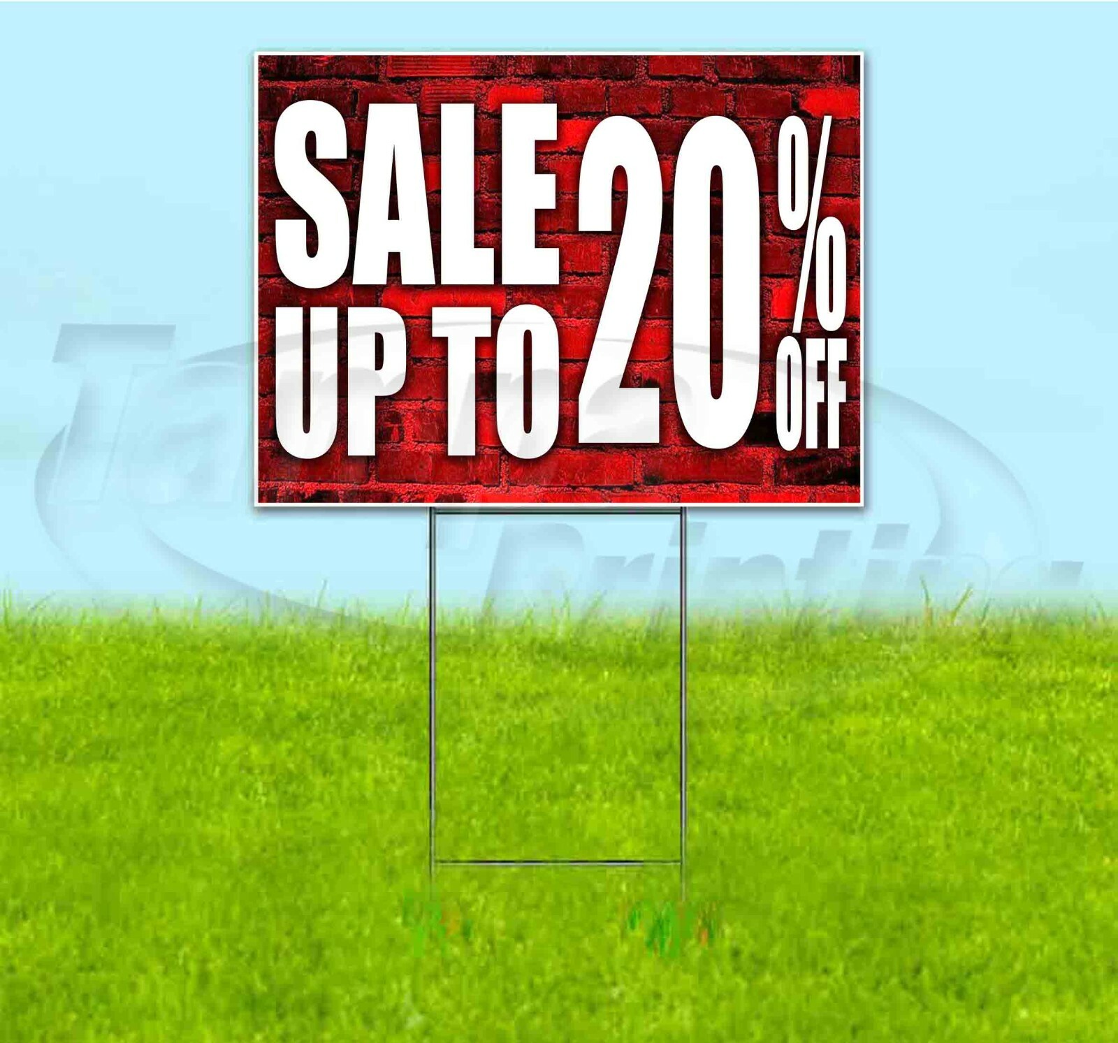 SALE UP TO 20% OFF 18×24 Yard Sign WITH STAKE Corrugated Bandit USA DISCOUNT