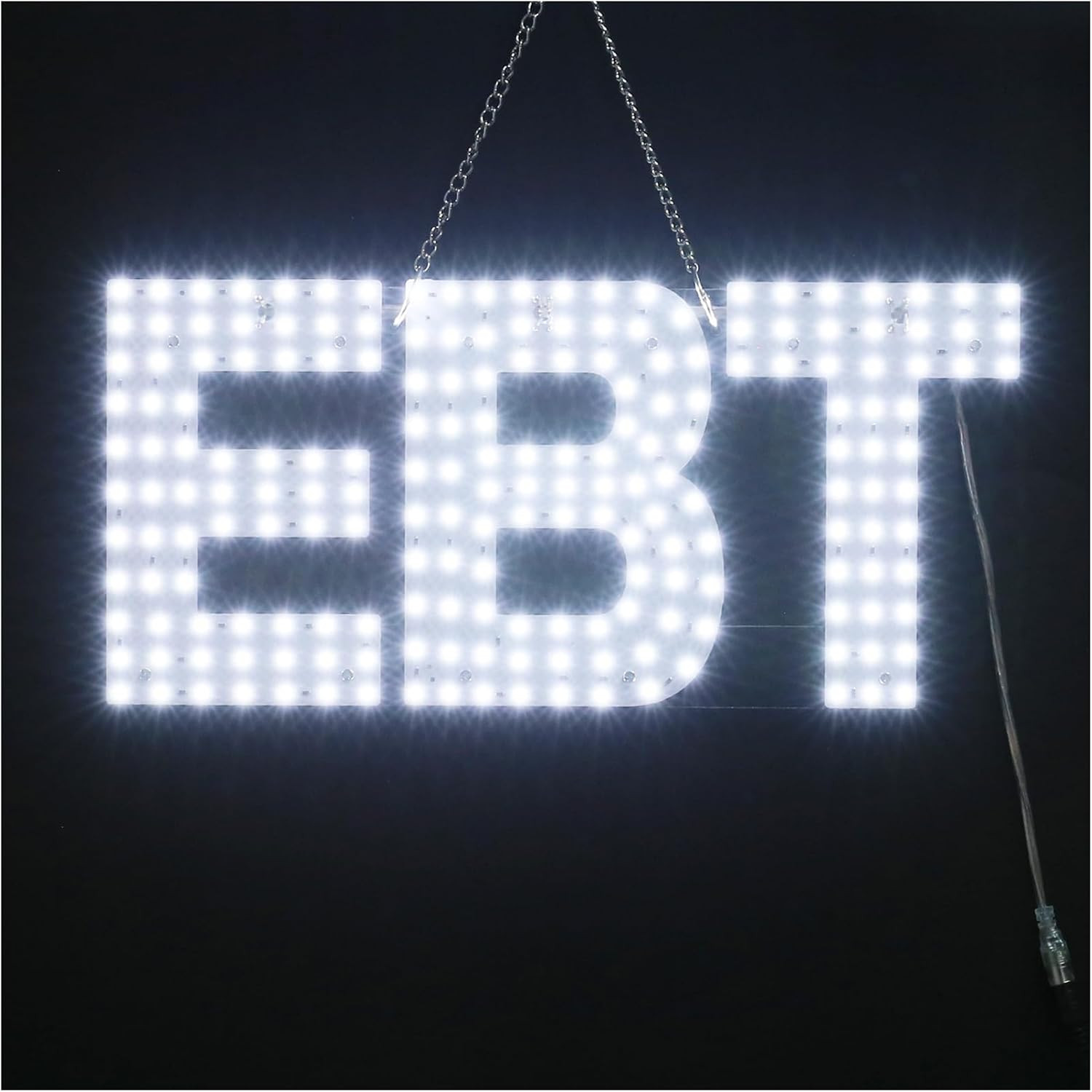 30″x10″ Large LED EBT Signs for Smoke Shops, Super Bright Unique Design EBT Sign