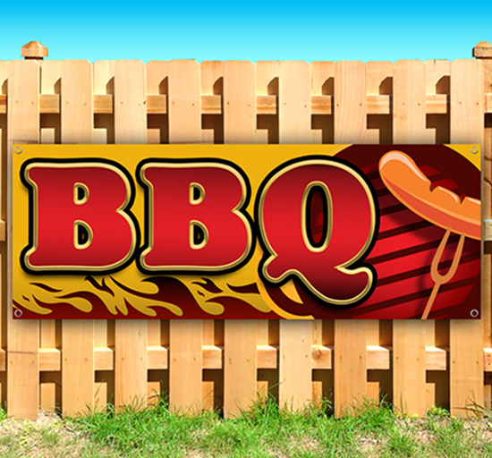 BBQ Advertising Vinyl Banner Flag Sign Many Sizes Available USA SB01302