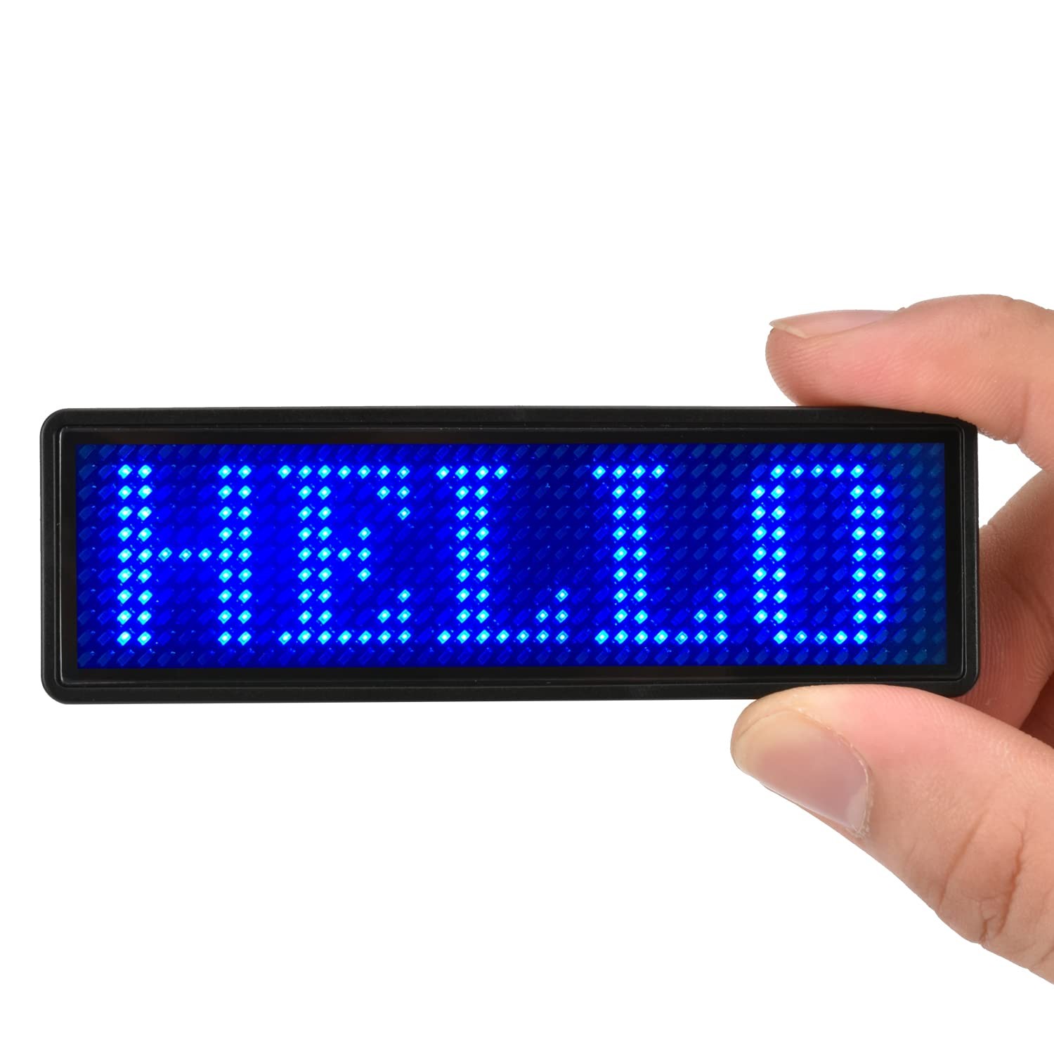 LED Name Tag, Rechargeable Wireless Bluetooth LED Name Badge Reuseable Price …