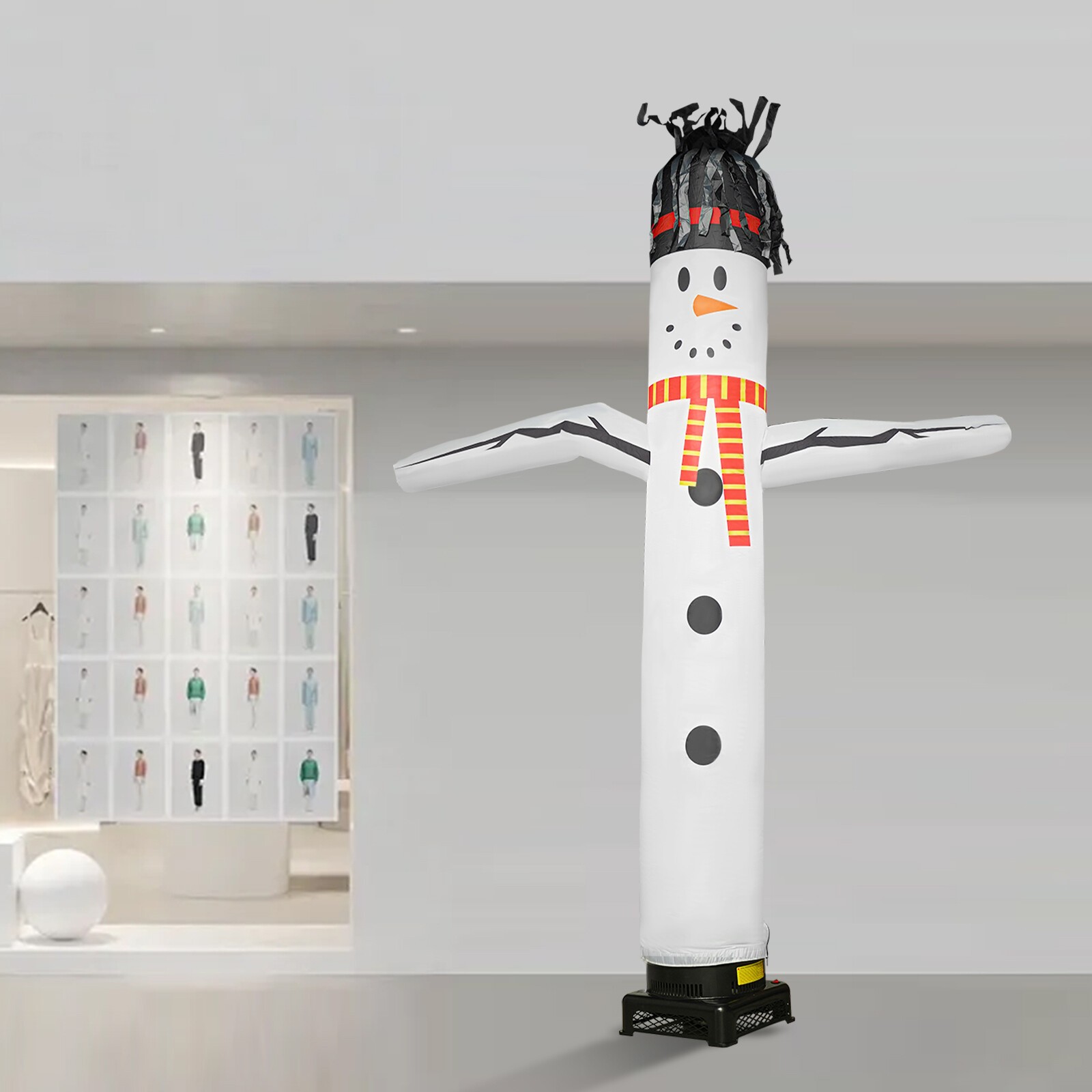 Air Inflatable Snowman Tube Advertising Wacky Waving Tube Air Inflatable Dancer