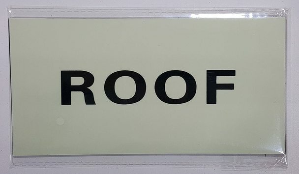 ROOF Sign HEAVY DUTY / GLOW IN THE DARK “ROOF” SIGN HEAVY DUTY ��.–REF24-1027