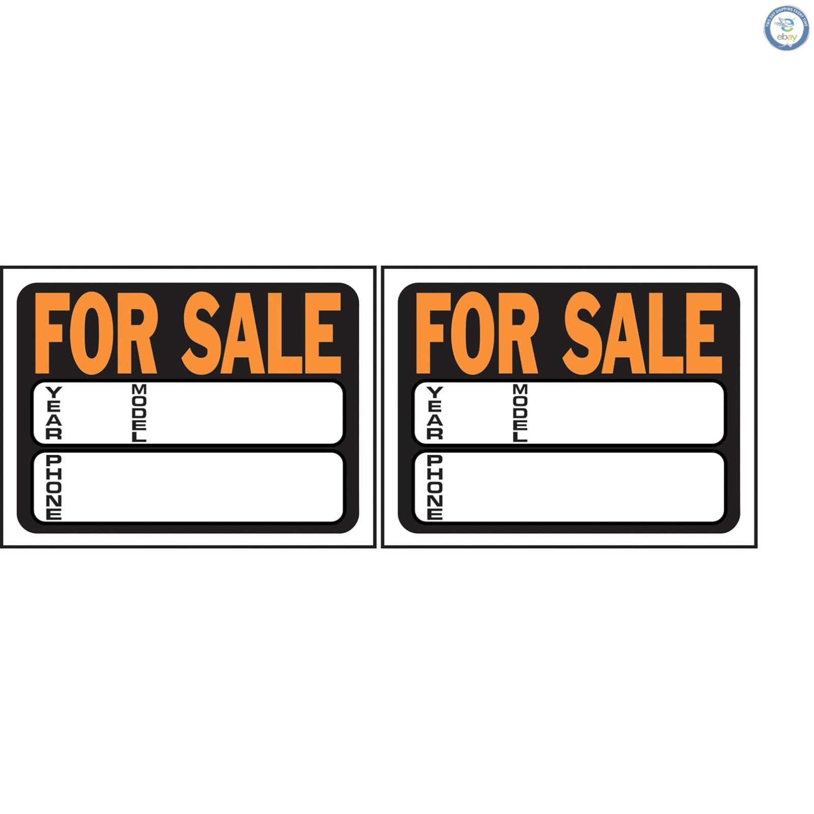 Effective 12″ x 8.5″ Weather-Resistant For Sale Sign – 2 Pack for Sales Events