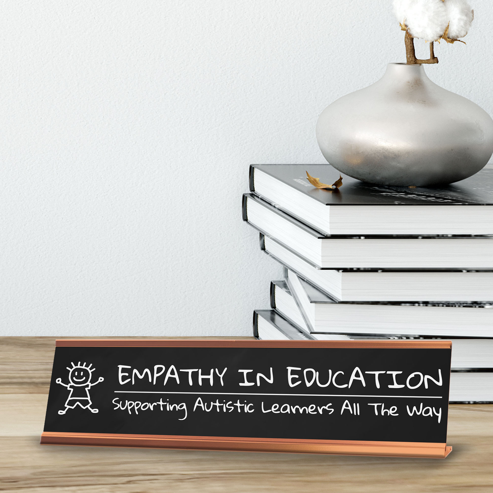 Empathy in Education, Supporting Autistic Learners All The Way Rose Gold Frame