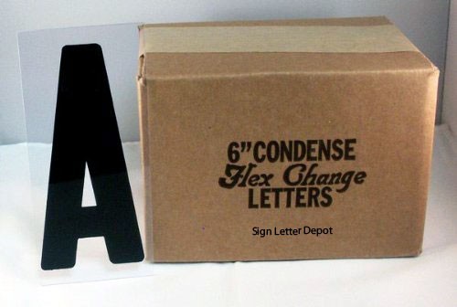 NEW 6 Inch Plastic Changeable LETTER Set for Outdoor SIGN