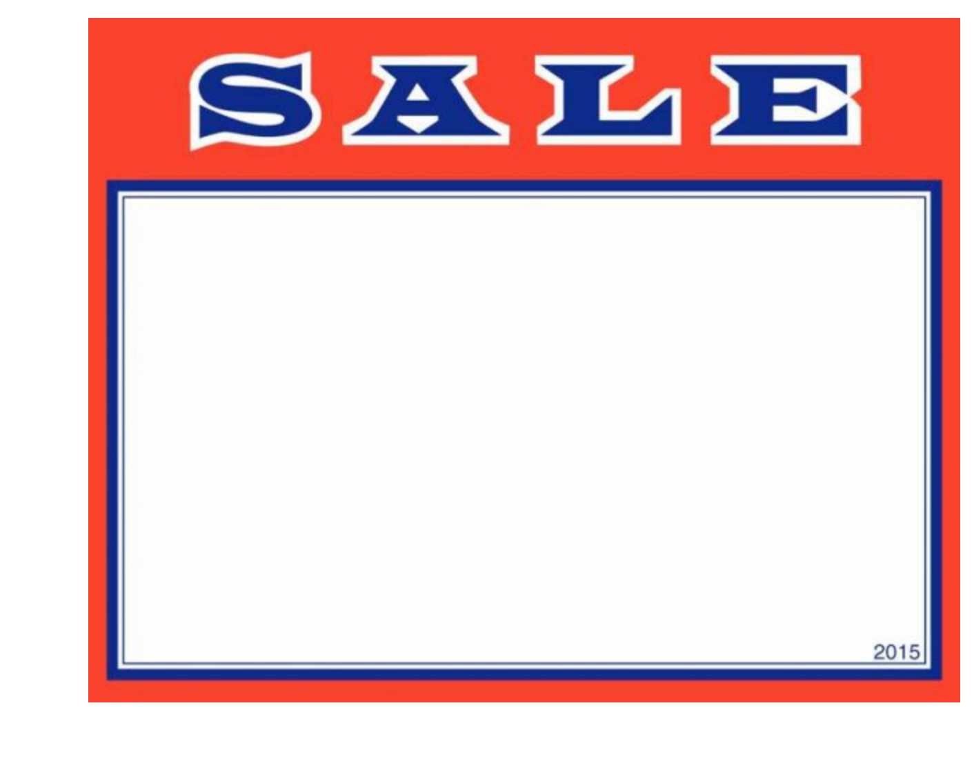 100 – 2.75″ x 3.5″ Sale price cards for Retail Stores Signage Very Nice Signs