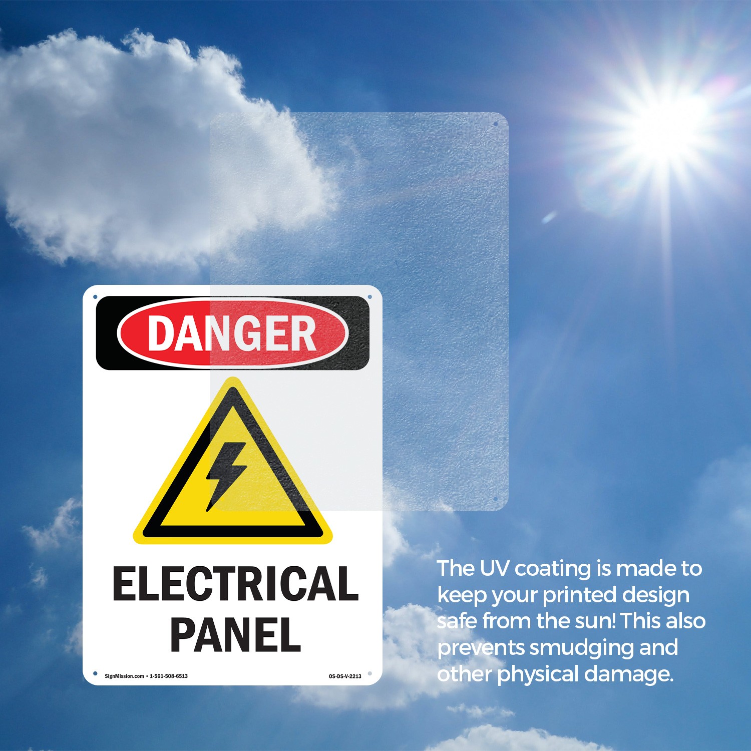 Electrical Panel OSHA Danger Sign Metal, Plastic, Or Decal – 5 or 10 Pack