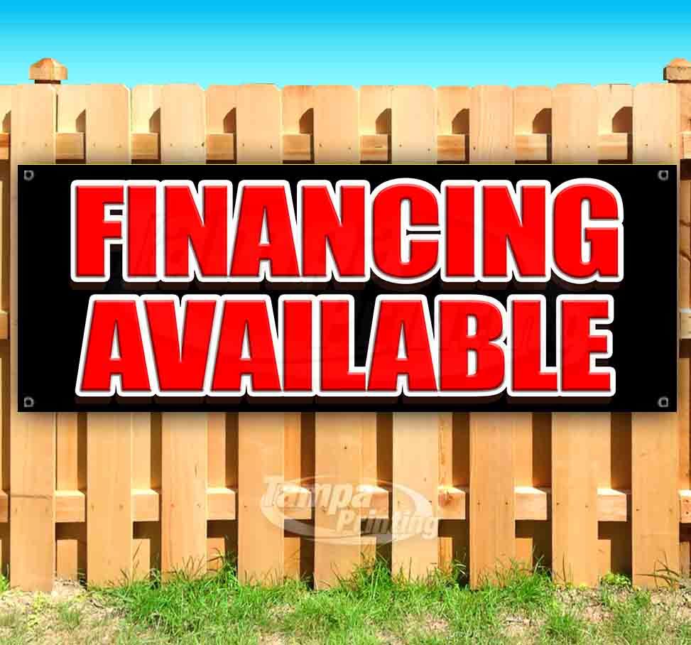 FINANCING AVAILABLE Advertising Vinyl Banner Flag Sign Many Sizes