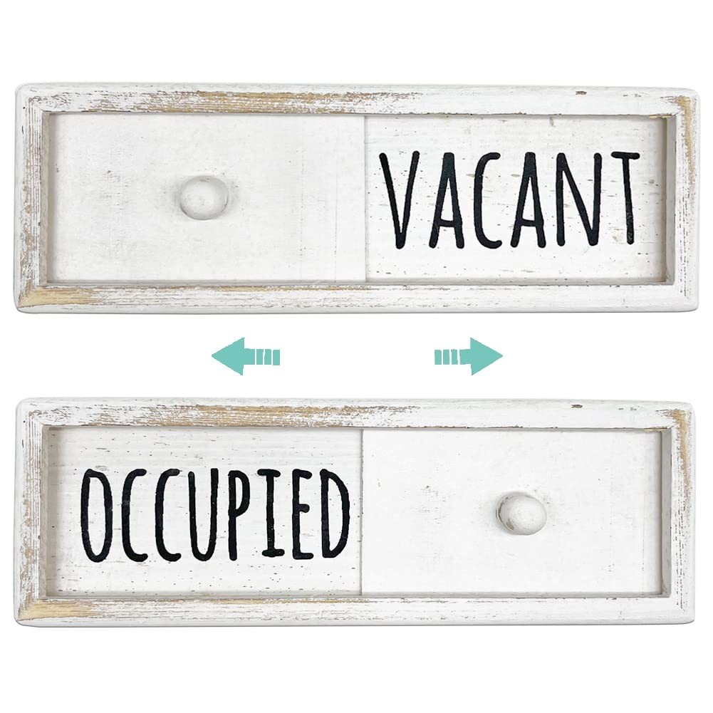 WOJOGO Vacant Occupied Privacy Sign – Privacy Door Sign for Home Office Restr…