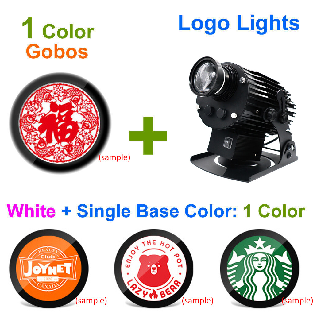 100/150/200W Customize 3 Logo Switch LED Gobo Projector Super Bright Adverting