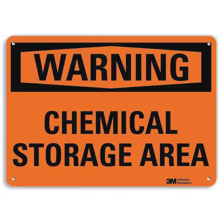 Lyle U6-1041-Ra_14X10 Warning Sign, 10 In H, 14 In W, Horizontal Rectangle,