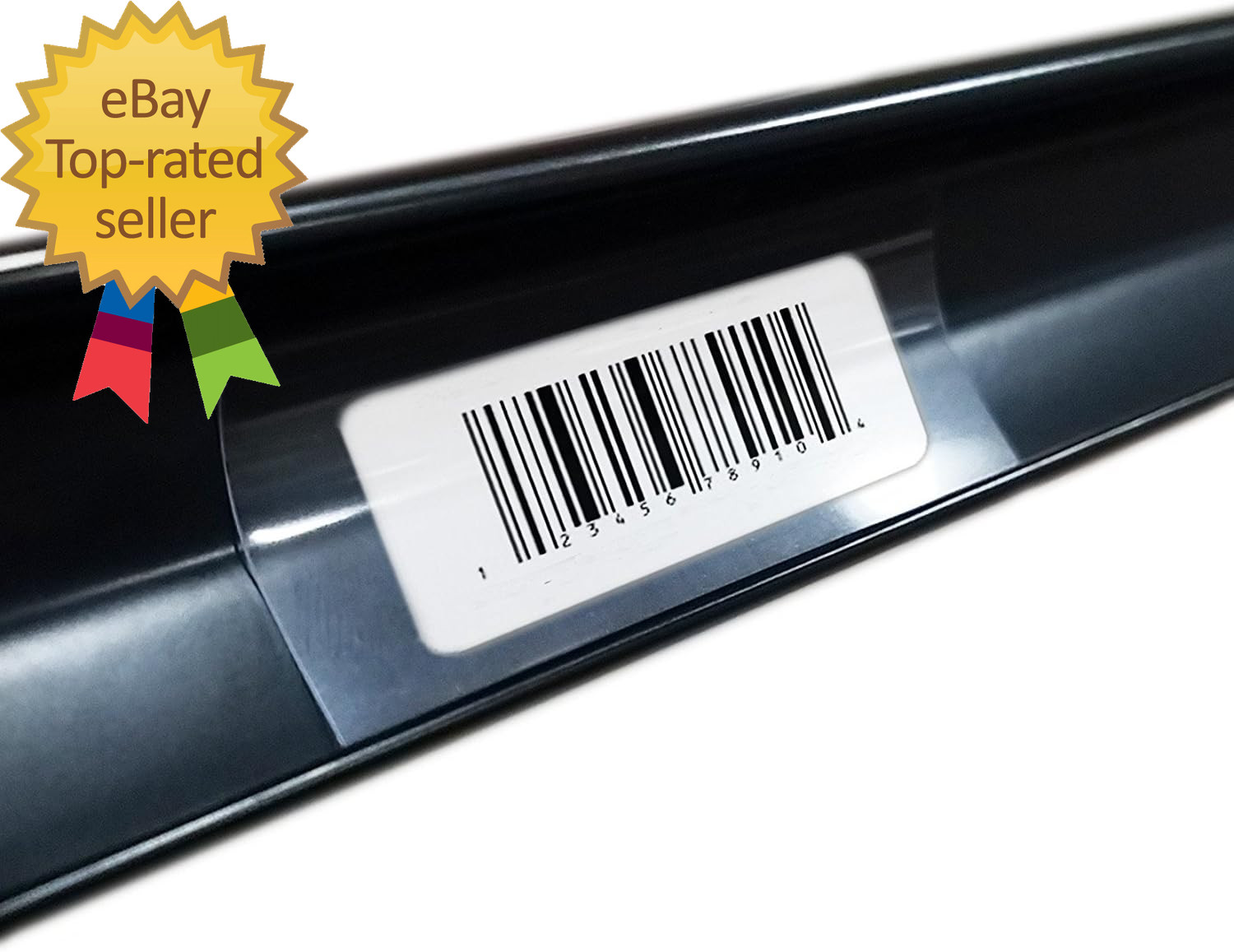 250 Clear Plastic Gondola Shelving Ticket Molding UPC Insert Strips