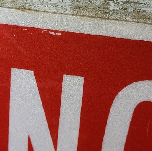 No Smoking Sign Heavy Gauge Aluminum. **Refund On Any Shipping Overages**