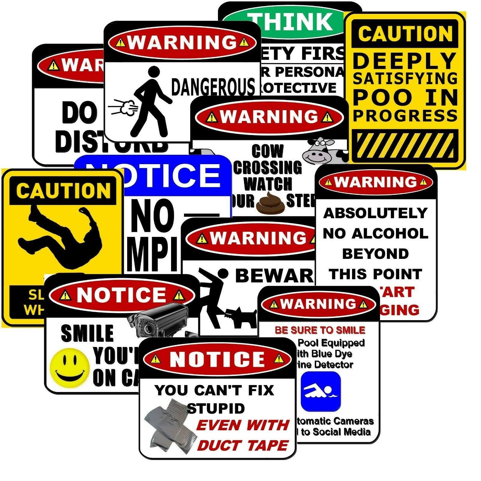 LED Light Up Red Flashing Blinking Attention Grabbing Laminated Dog Sign Beware