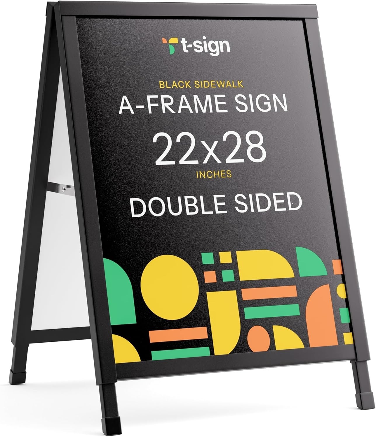 Heavy Duty Folding Frame Sign, Double-Sided Sandwich Board