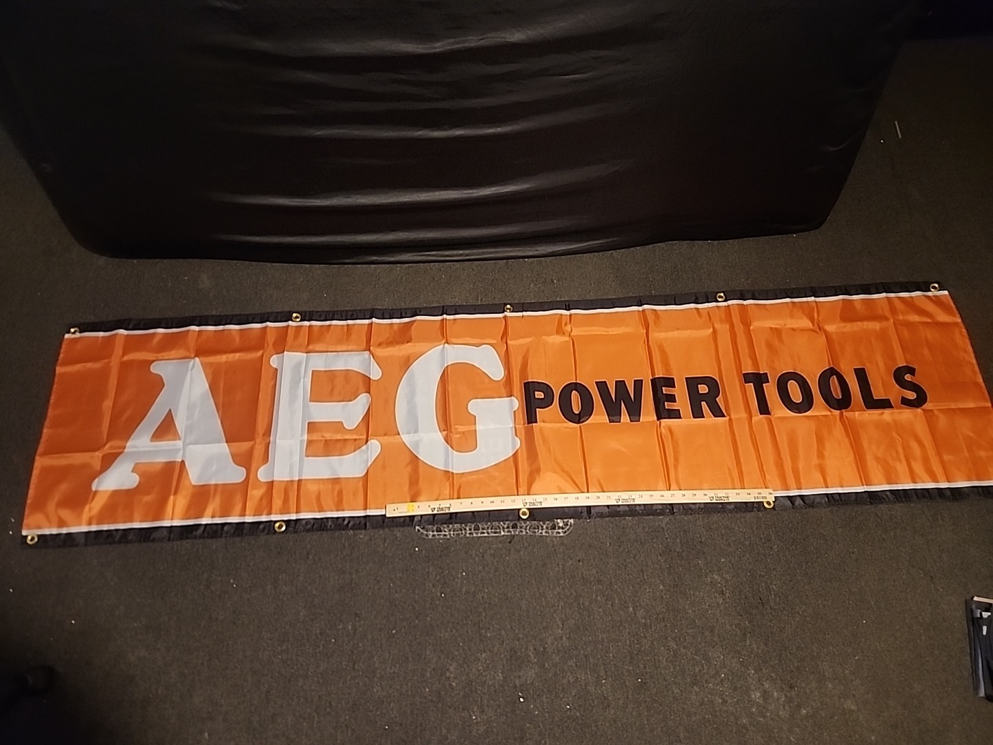 AEG Powertools Banner 2’×8 Feet Garage Shop Flag Home Decor Mancave
