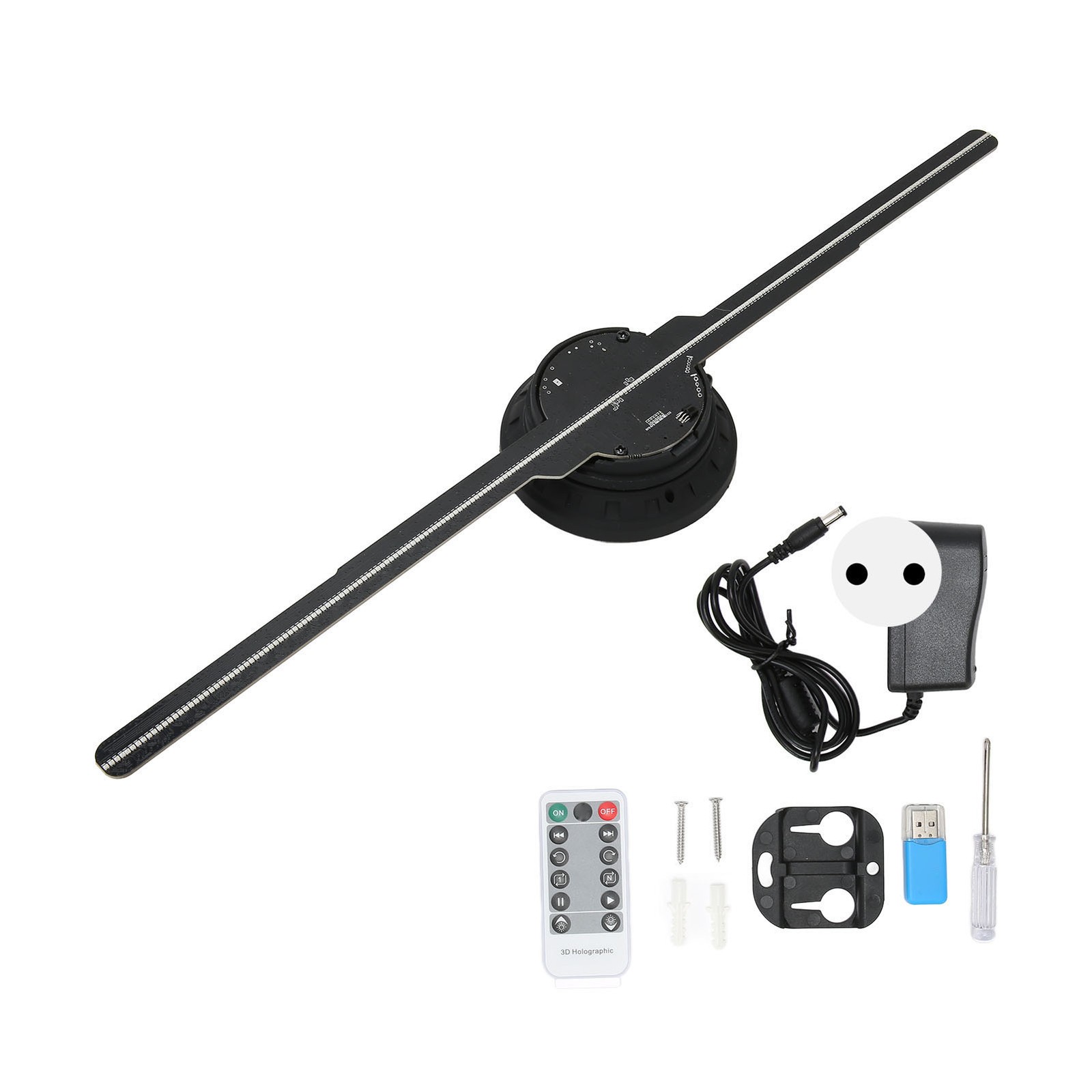 3D Hologram Fan 512x234P Resolution 234 LED Beads 16.5in Hologram Advertisi OGZF
