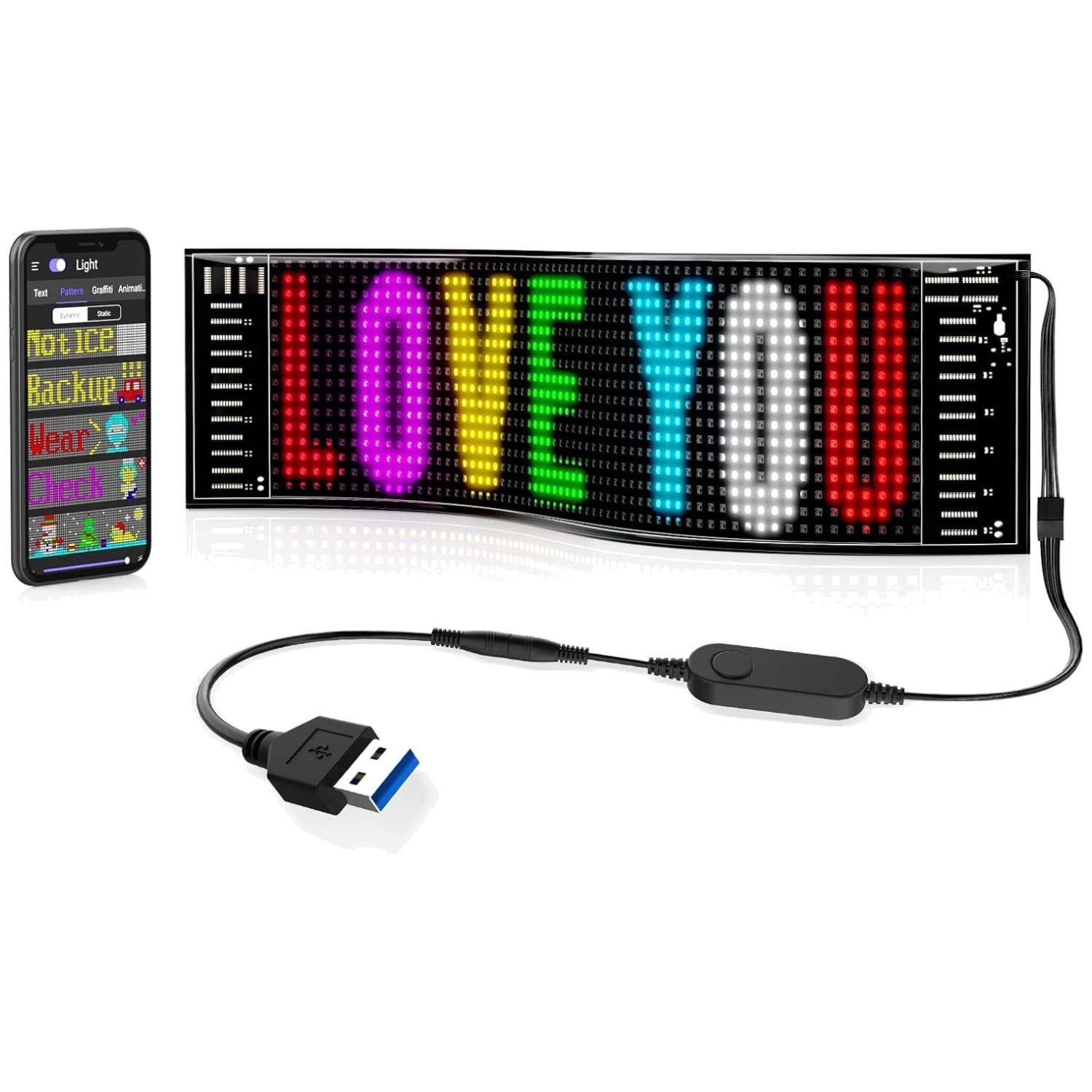 Bright Advertising LED Sign Bluetooth App Control