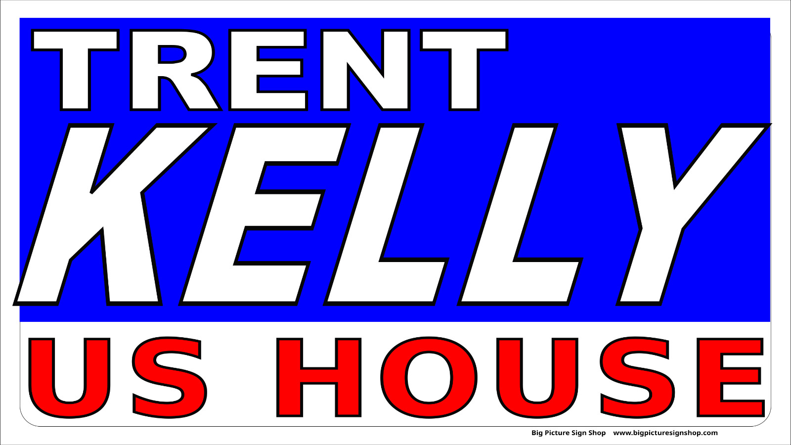 TRENT KELLY -US HOUSE MISSISSIPPI -Vinyl BANNER -HUGE -USA MADE-FAST SHIP-blovwh