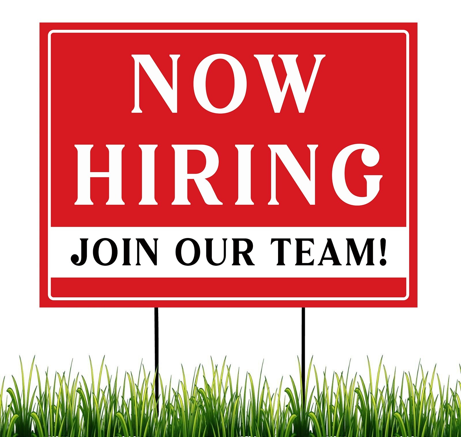 Now Hiring Yard Sign Join Our Team 2 Pack Outdoor Business Hiring Sign