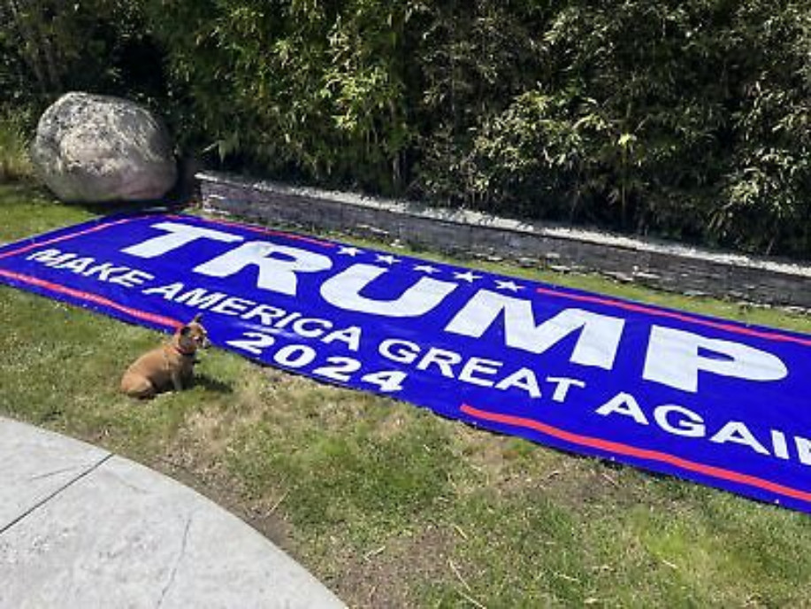 TRUMP 2028 W/PHOTO – HUGE CUSTOM BANNER – Reinforced Vinyl -USA MADE -HI QUALITY