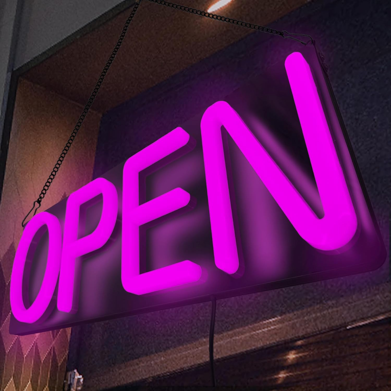 Open Signs for Business,Neon Open Sign Led,20X7 Inch with Remote Control