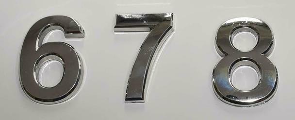 2 PCS – Apartment Number Sign/Mailbox Number Sign,. Number 8 ….-REF24-1027