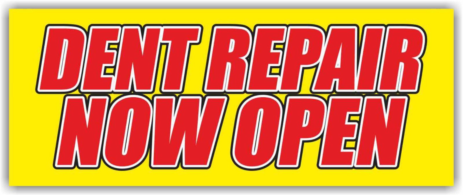 DENT REPAIR NOW OPEN Advertising Banner Vinyl Sign PAINTLESS Auto Hail Damage