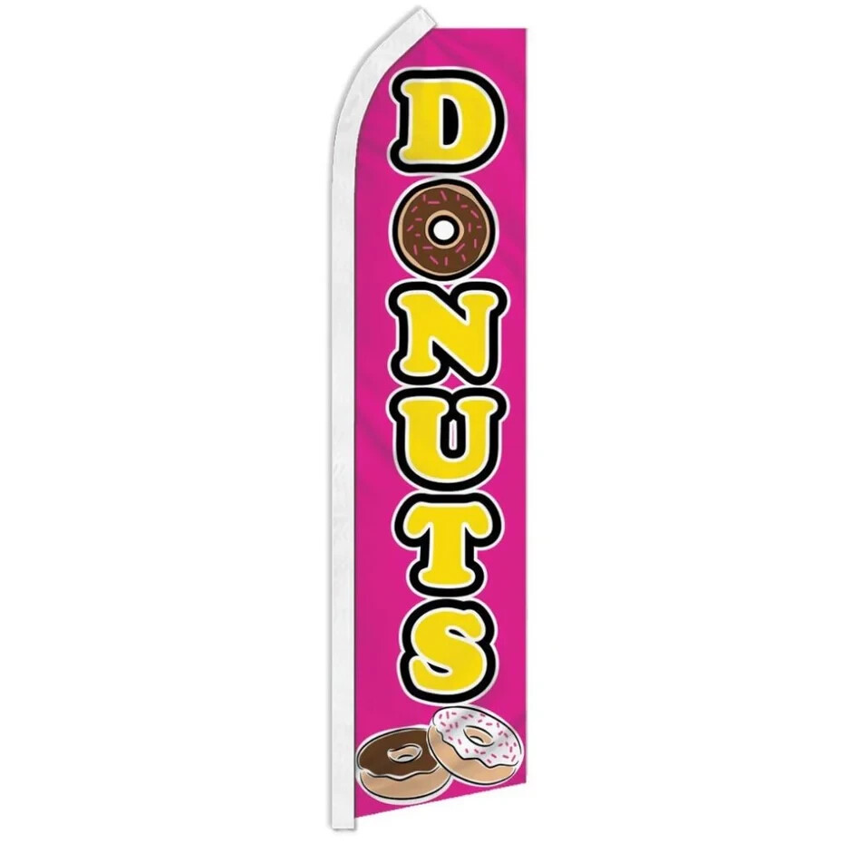 Fried Fair Food Variations Swooper Flutter Advertising Banner Flags
