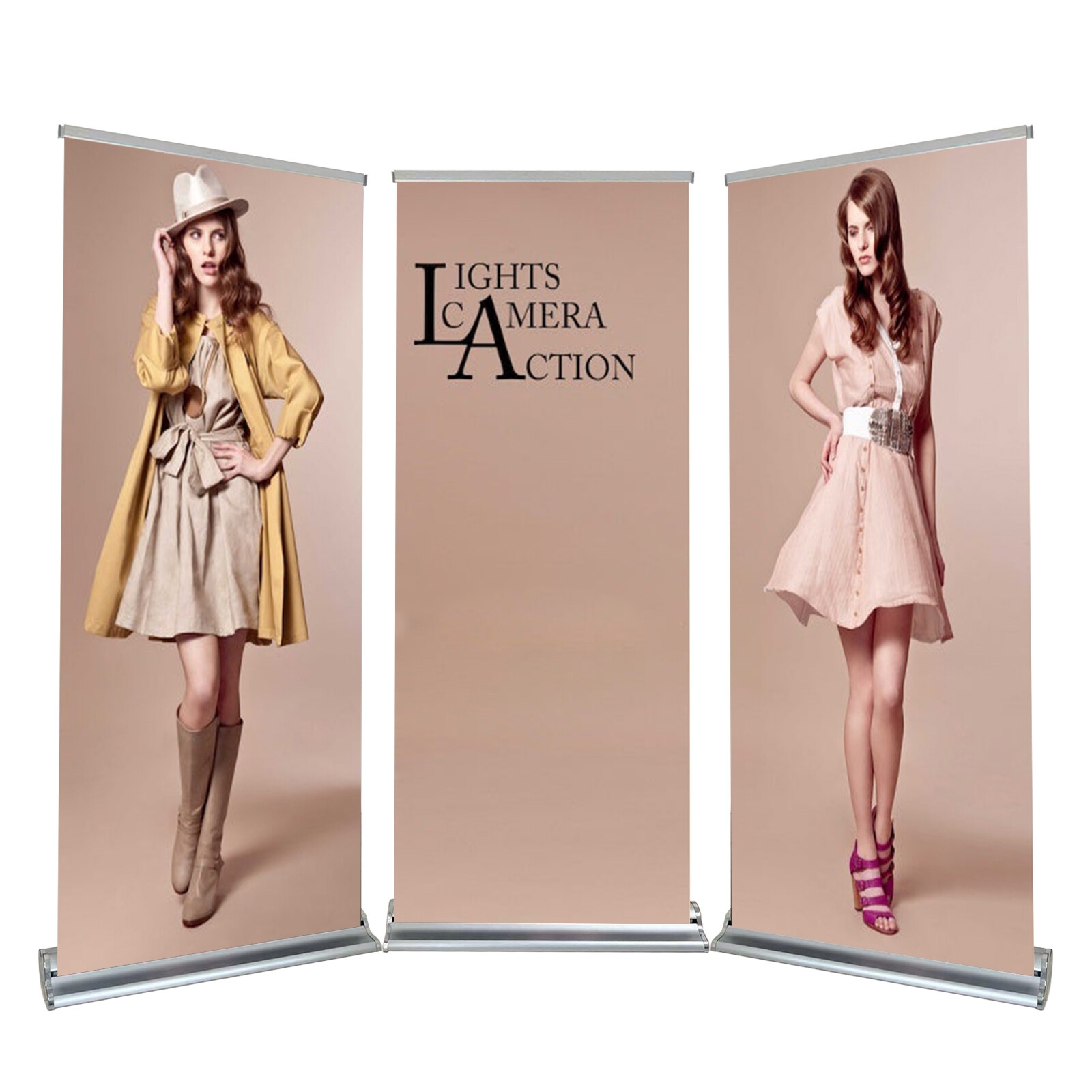 Deluxe Retractable Banner Stand ，Widened Base，with High quality Canvas Bag