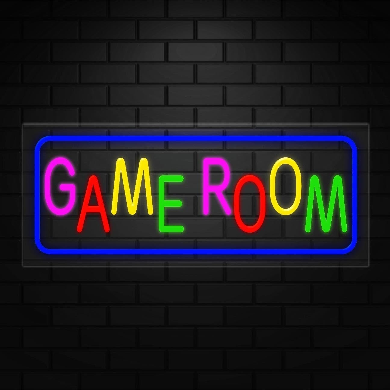 Game Room Neon Sign for Retail Displays | LED Flex Neon | 30″W x 12″H x 1″D