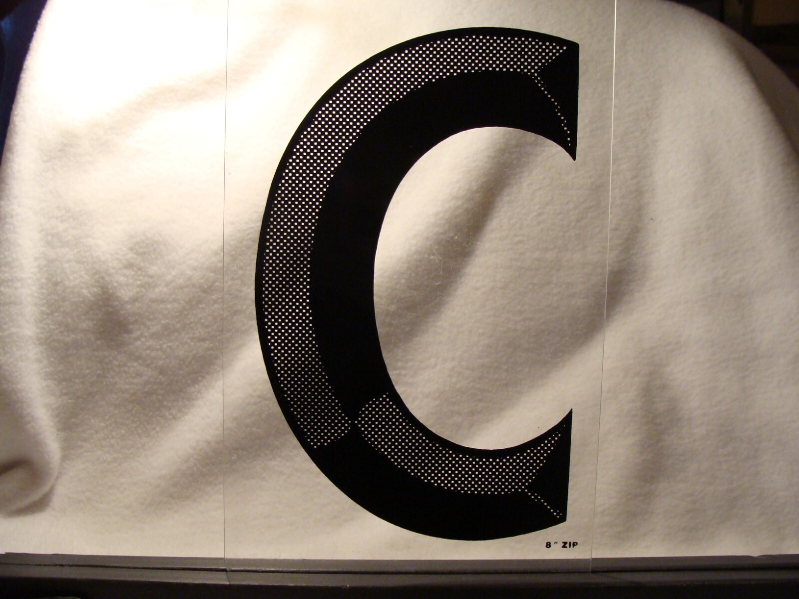 E-Z Change 8″ Marquee Sign Letter 3-D Style Letter “C” 8″ Zip Used
