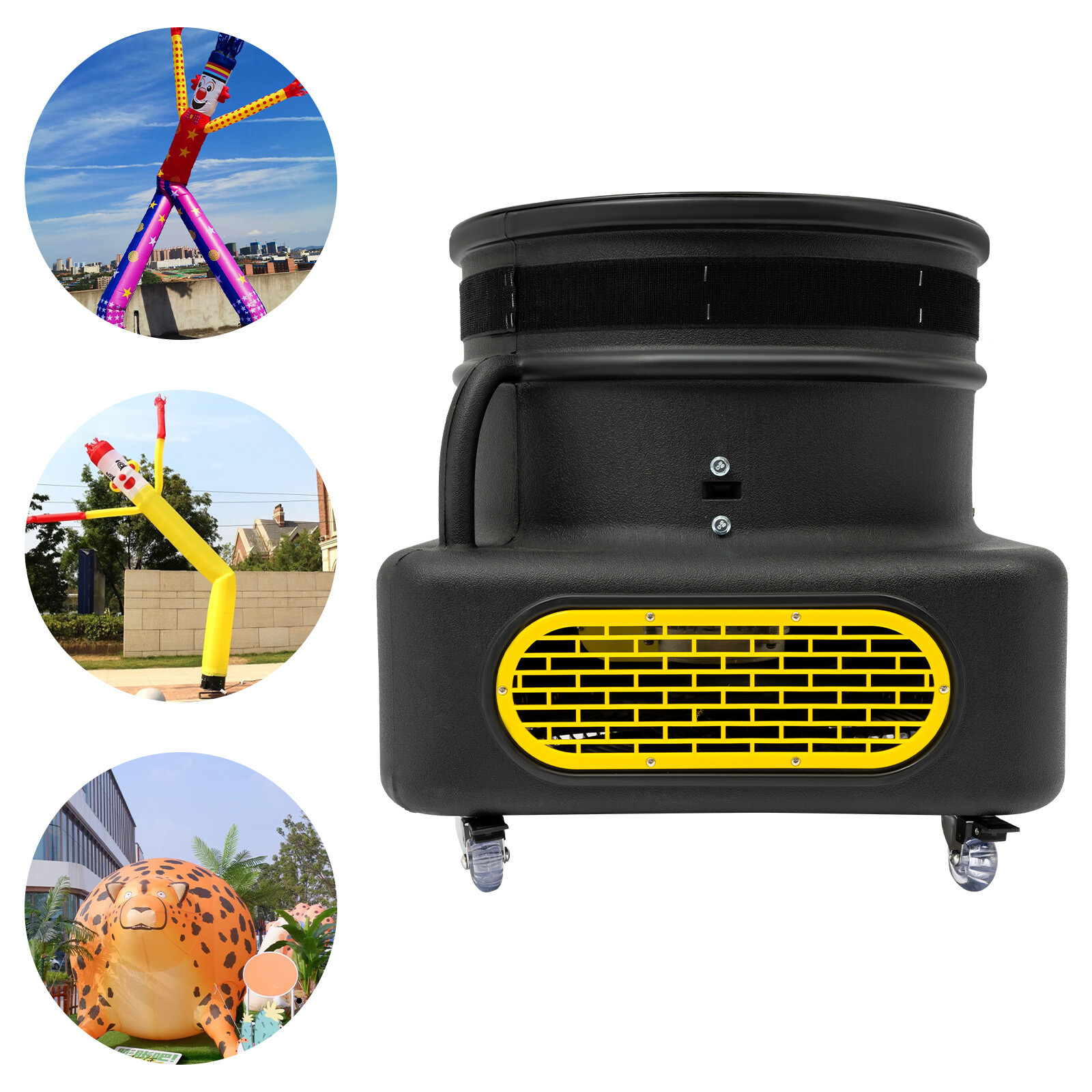 750w Air Blower For Inflatable Dancing Tube Man 3400 Rpm Single Phase Fan