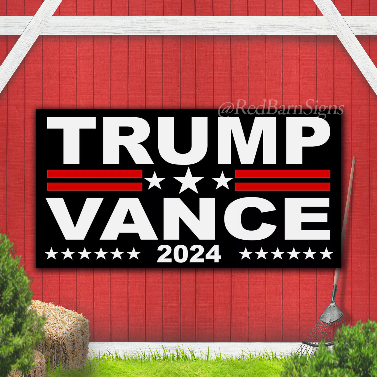 Donald Trump 2024 Flag President Trump Vance Flag Garden Outdoor Banner