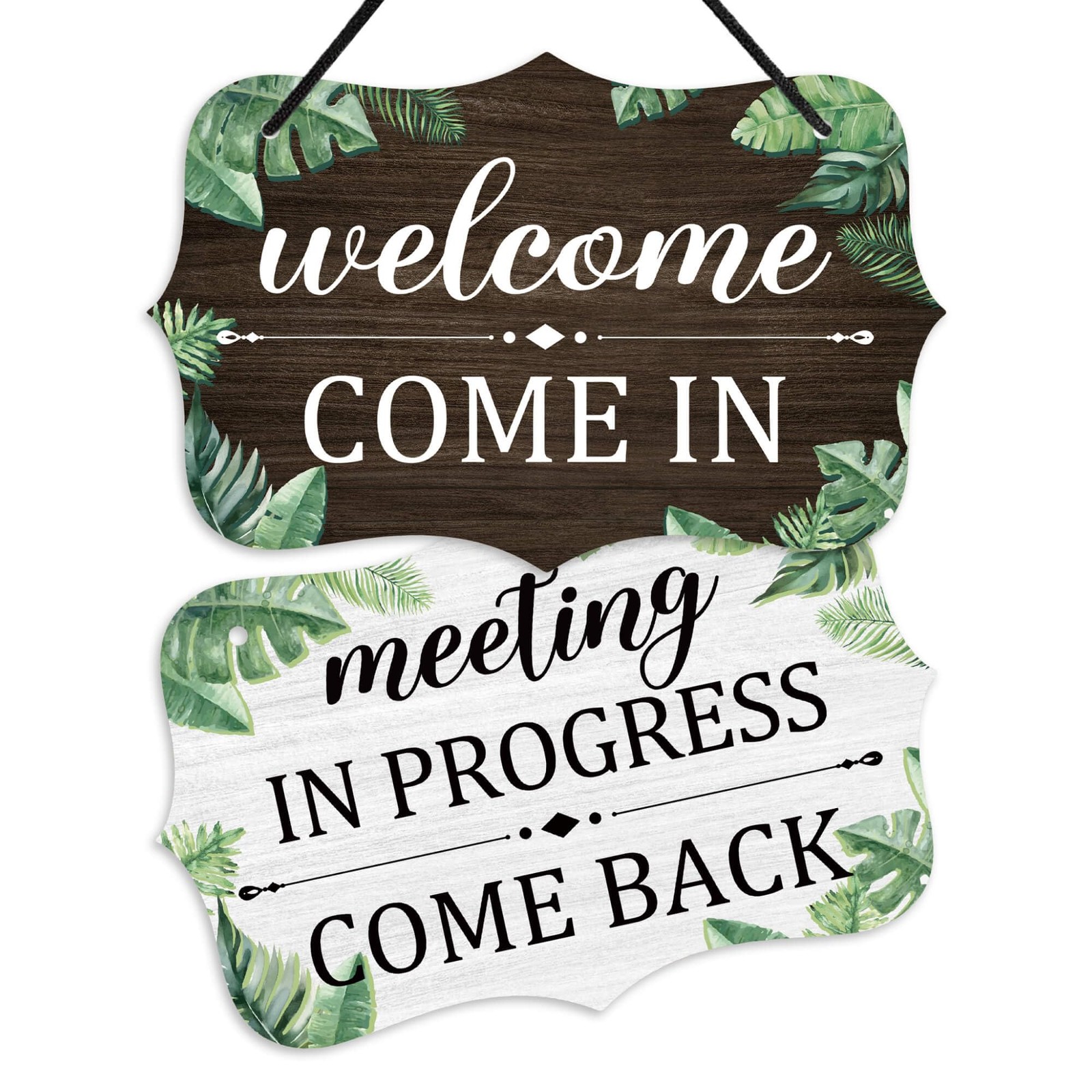 Meeting In Progress Please Come Back, Double Sided PVC Meeting Room Sign For …