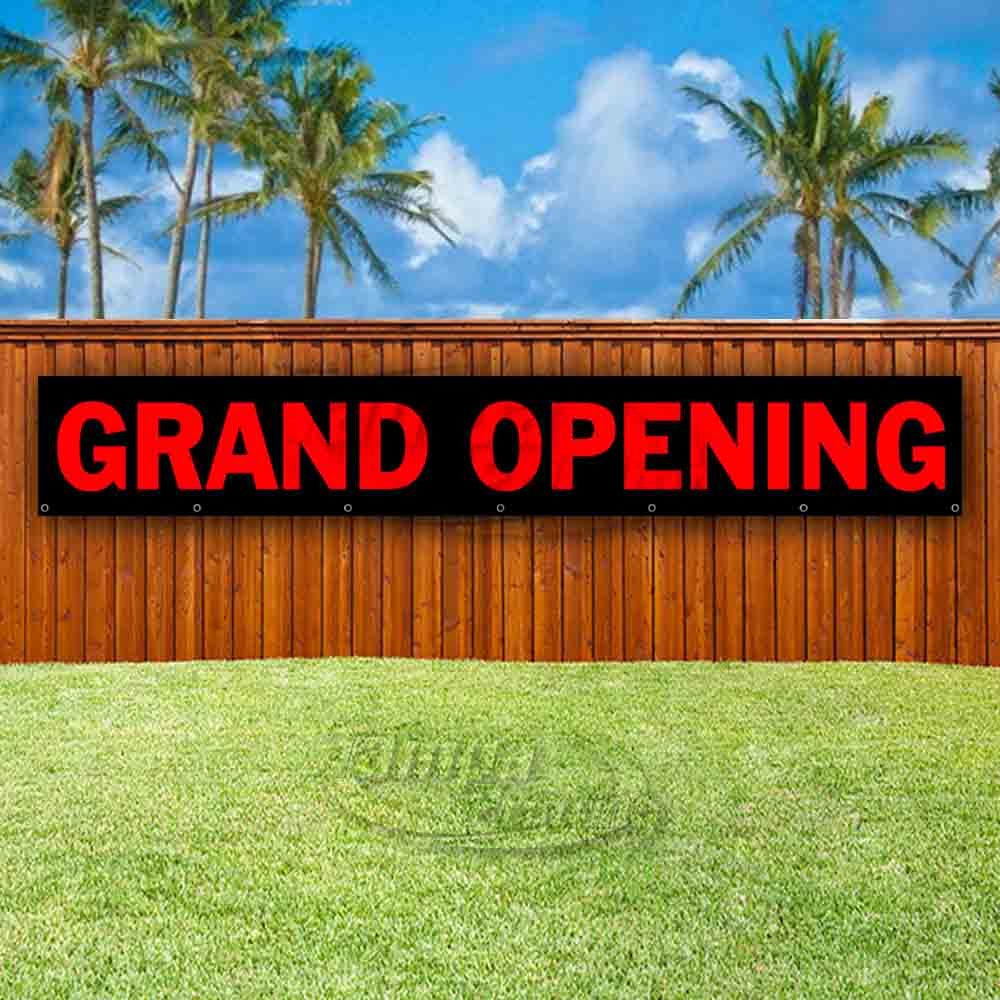 GRAND OPENING Advertising Vinyl Banner Flag Sign LARGE HUGE XXL SIZES USA