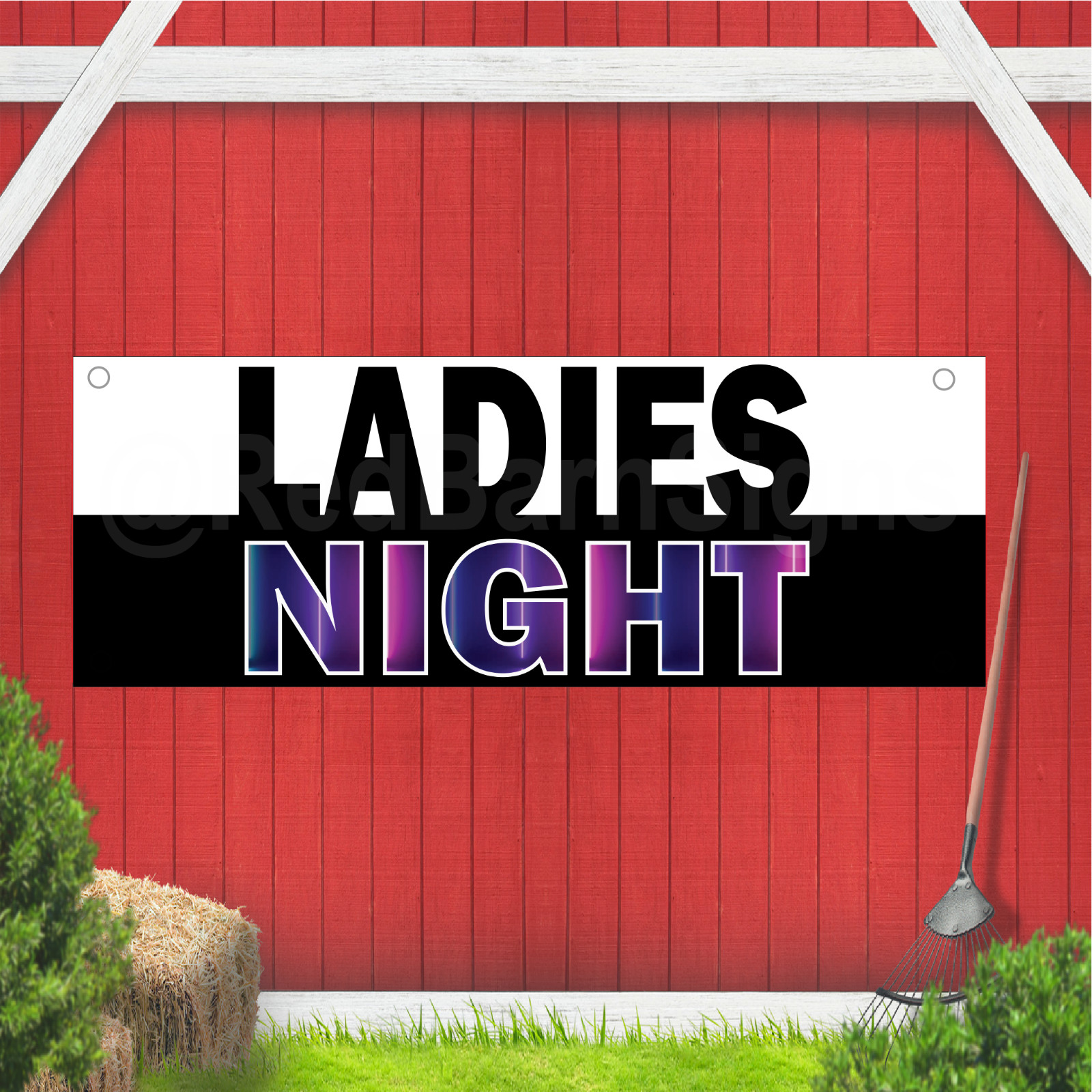 Ladies Night Indoor Outdoor Vinyl Banner Design