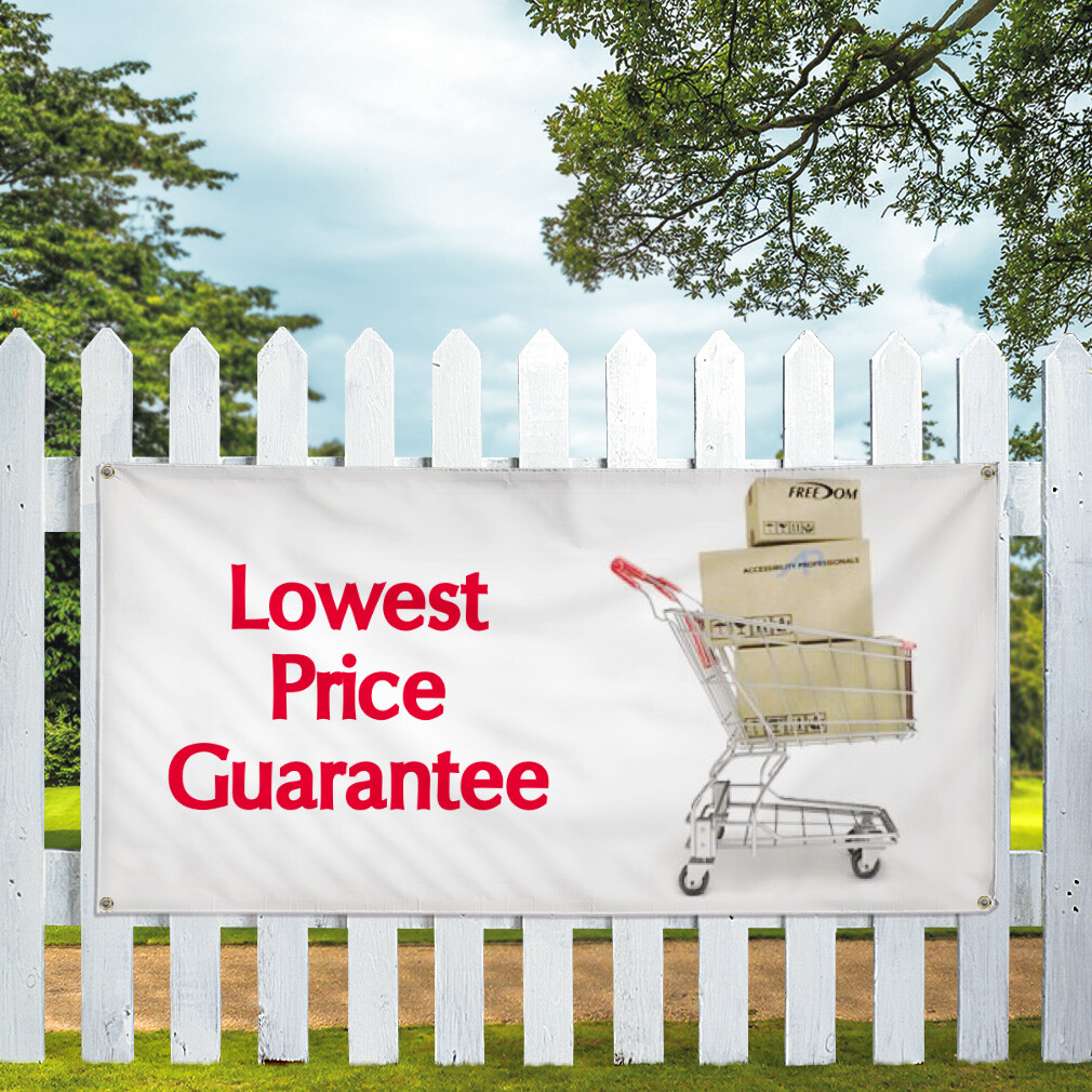 Vinyl Banner Multiple Sizes Lowest Price Guarantee Advertising Printing Business