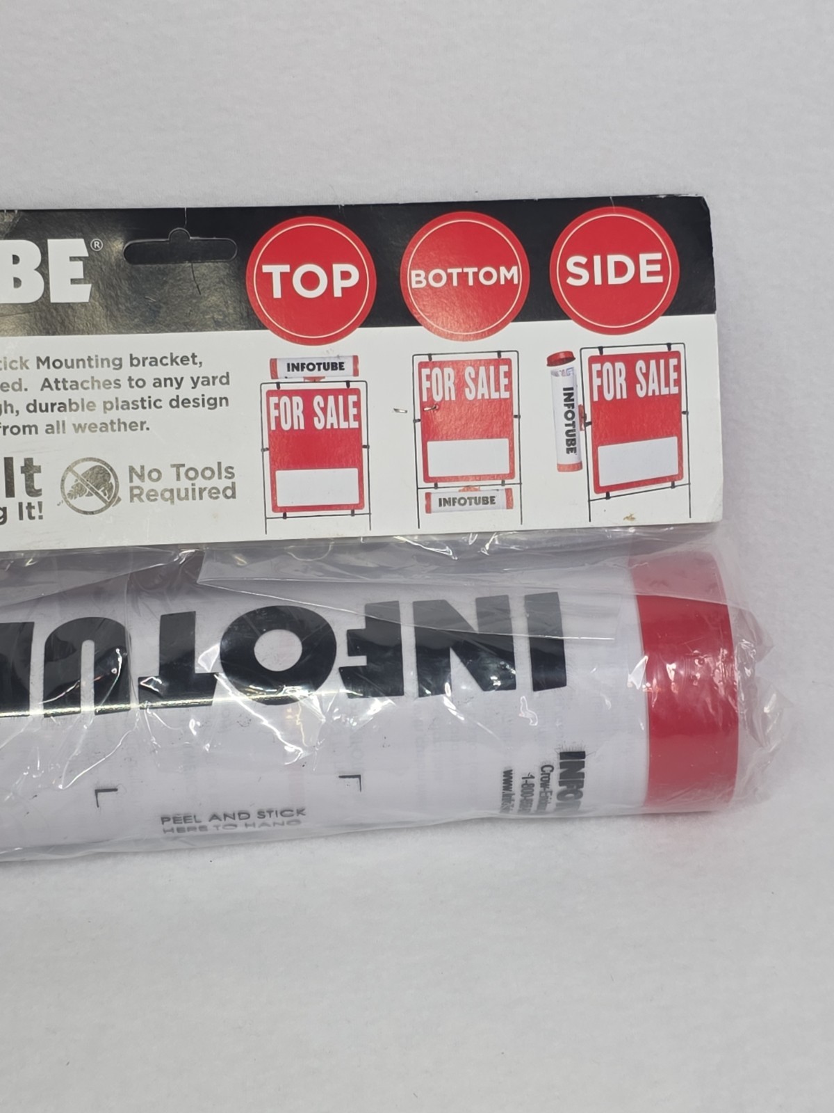 💥 Infotube Outdoor Brochure Plastic Flyer Holder Durable Real Estate or Rental