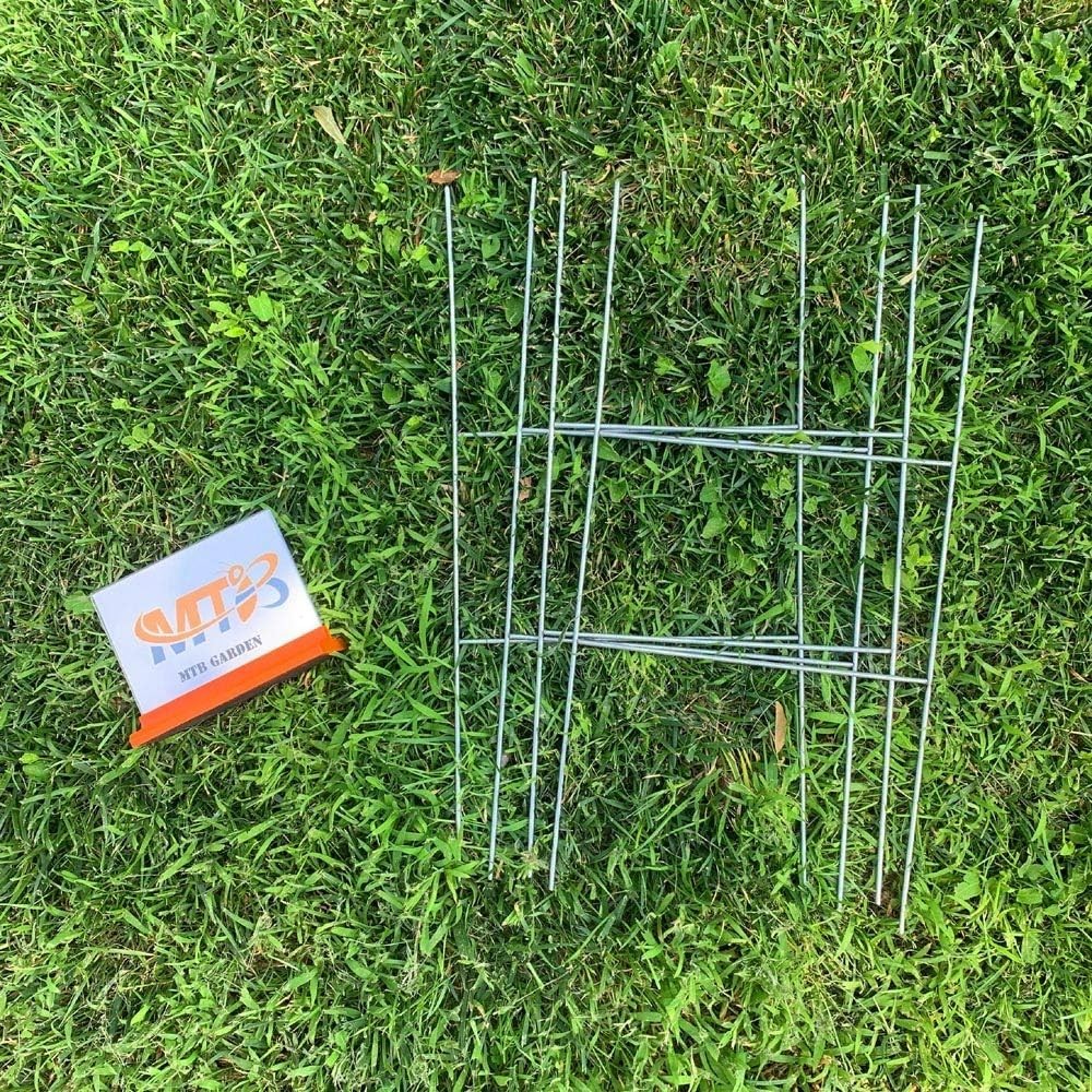 25 Pack Galvanized H Frame Wire Stakes – 20×10 Inch
