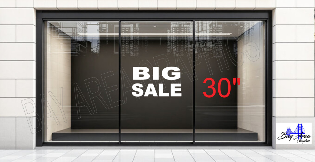 Retail BIG SALE Vinyl Decal Waterproof Sign ORACAL 651 Red White Yellow Outdoor