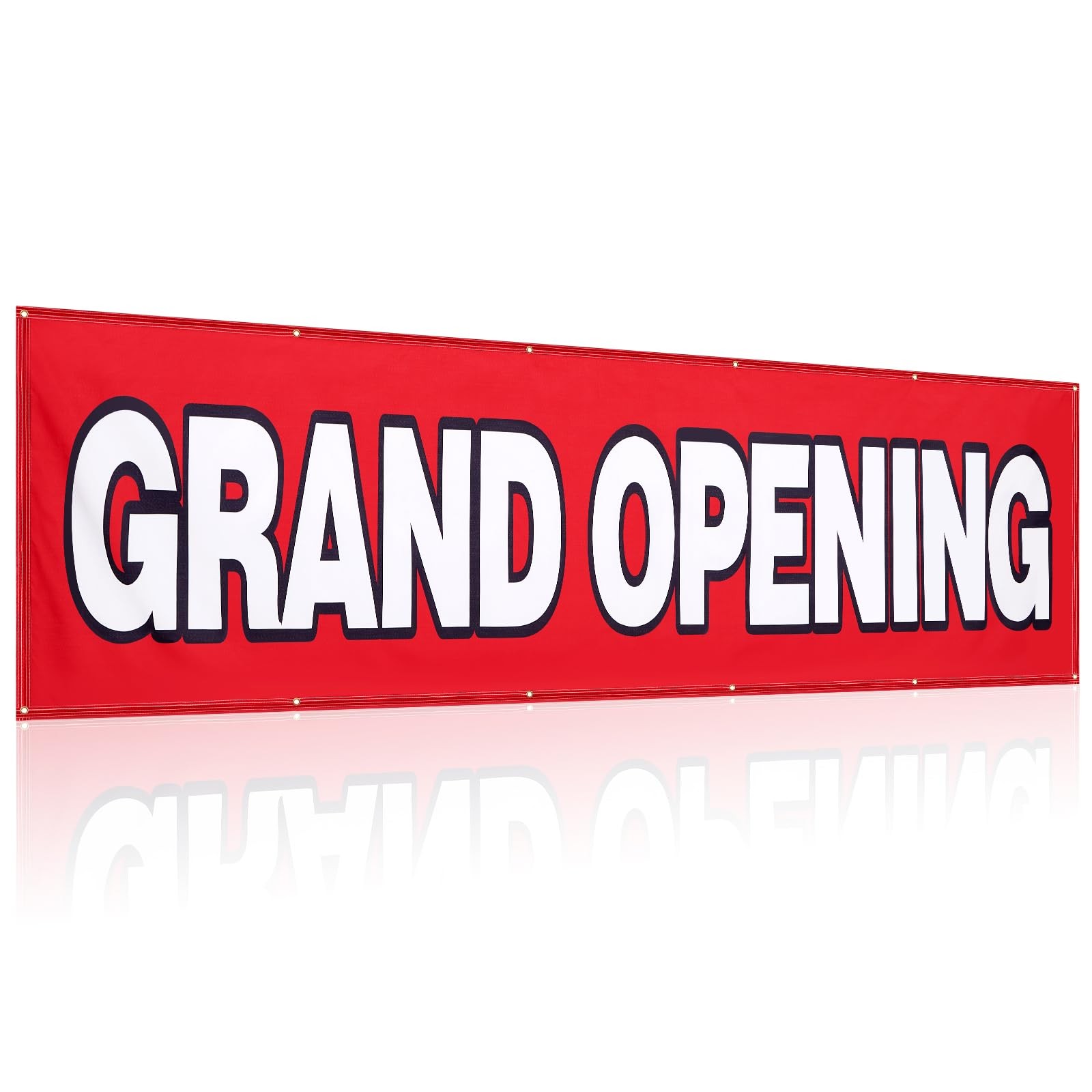 3 X10 ft Polyester Grand Opening Banner with Metal Grommets Grand Opening Dec…