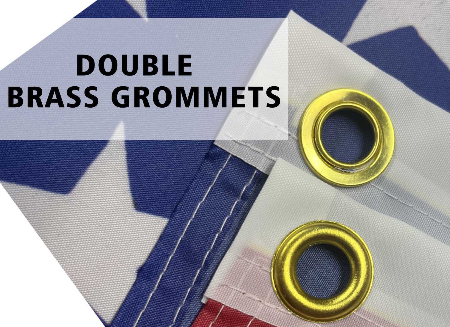 Custom Double Sided 3layer Flag Personalized Flags Banners Polyester Rip-Proof
